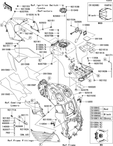 ZX1400 Fuel tank(1 / 3)