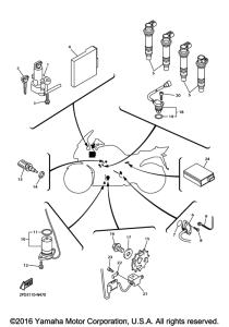 FJR1300AE Электрика 1