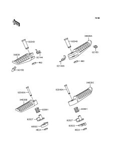 ZR1100 Подножки