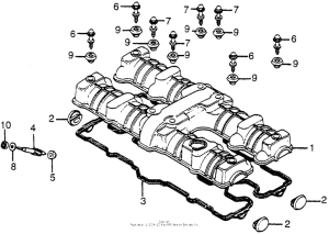 CB1000 Крышка головки цилиндров