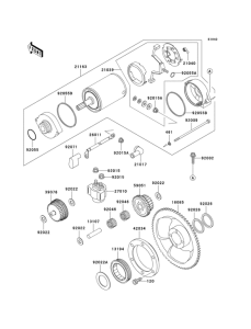 KL650 Стартер
