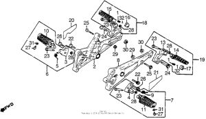 CBX Подножки
