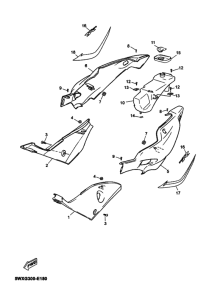 TZR50 Боковая крышка