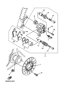 CV50R ﾌﾛﾝﾄﾌﾞﾚｰｷｷﾔﾘﾊﾟ