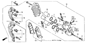 FSC600 Передний суппорт
