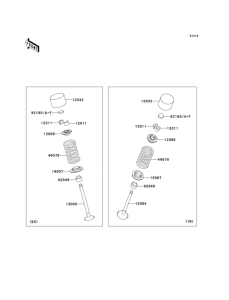 ZR800 Клапана
