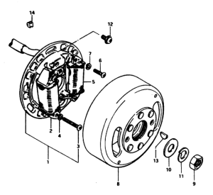 ZR50 Зажигание