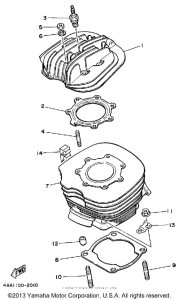 WR500ZE Цилиндры