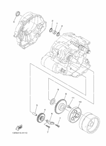 YBR125ED Муфта стартера