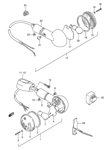 LS650 Поворотники