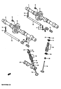 GSX-R1100 Распред вал-клапана