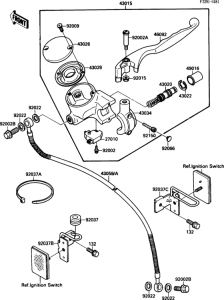 VN1500 Главный тормозной цилиндр