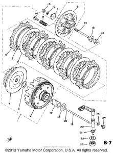 DT125E Сцепление