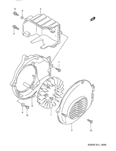 AD50 Вентилятор охлаждения