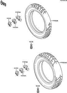 ZX1000 Покрышки