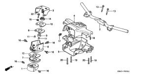 C90 Handle / top bridge
