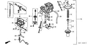 CMX250C Carburetor assy