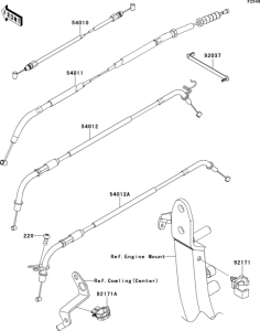 ZR1000 Тросы управления
