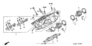 ST1100P Правая головка цилиндров