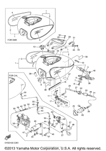 XVS11ATS Топливный бак