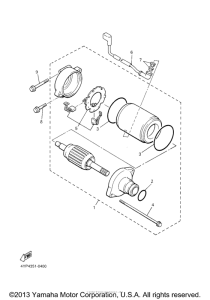 XVZ1300ATM Стартер