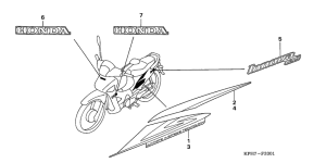 ANF125T Stripe / mark