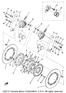 TZ750D Front disc brake - caliper