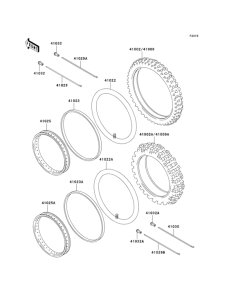 KL250 Колеса,покрышки