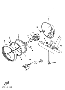 XVS400 ﾍﾂﾄﾞﾗｲﾄ 1
