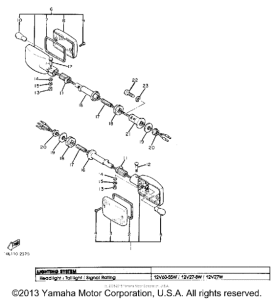 XV920J Поворотники
