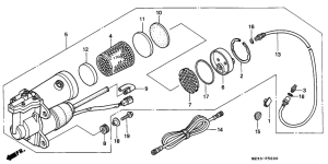 GL1500SE Air pump  diff lock