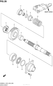AN650Z Ведущий вал