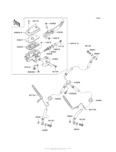 VN1700 Главный тормозной цилиндр