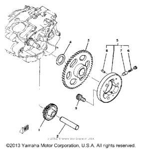 SR185H Муфта стартера