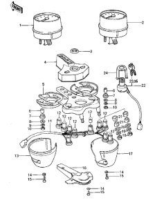  Meters / ignition switch