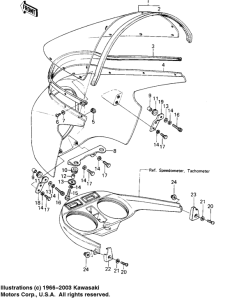 KZ1000 Обтекатель