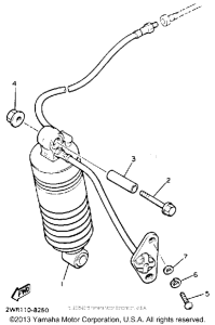 XVZ13DE Амортизаторы задние