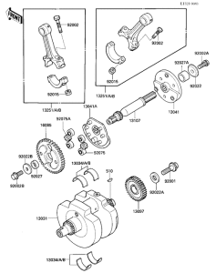 KZ1000 Crankshaft / balancer