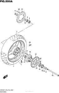 GW250 Переднее колесо