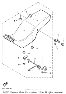 YX600U Сиденье