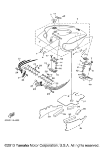XV1900CT Топливный бак