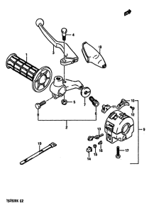 TS250 Left handle switch