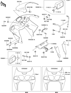 ZX750 Cowling(zx750-p1)
