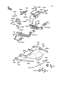 ZX400 Короб для АКБ