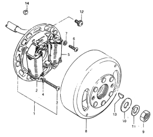ZR50 Зажигание