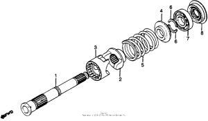 GL500I Вал ведущий