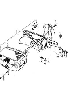 GS450 Задний комбинированный сигнал
