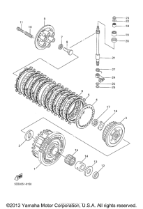 YZF-R6 Сцепление