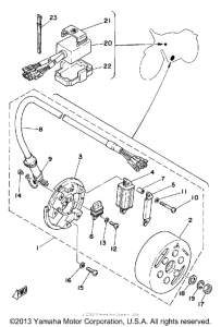 YZ465G C - d - i magneto