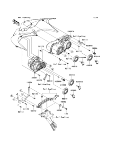 ZX1400 Фара